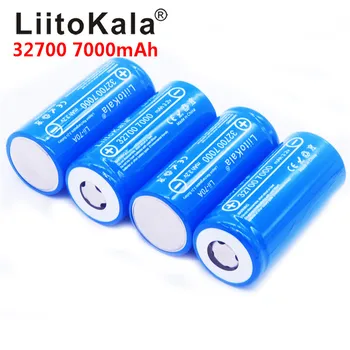 LiitoKala 7000 3.2 V 32700 mAh lifepo4 bateria recarregável célula LiFePO4 5C de descarga da bateria de backup de bateria 6500