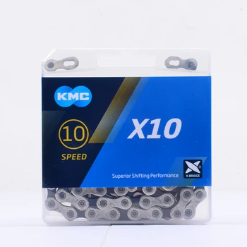 Corrente KMC X10.93 com caixa original X10SL X10EL de ouro corrente de luz para MTB bicicleta bicicleta peças acessórios X8 X9 a X11 X12