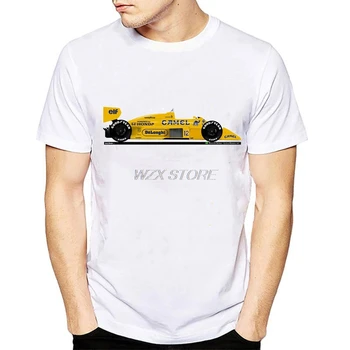 Nova Moda Ayrton Senna Carros Fãs T-shirt dos homens de Corrida de carro de Impressão de Camisetas de Verão de Manga Curta, Camisas, Tops Catolicismo Tees T-Shirt