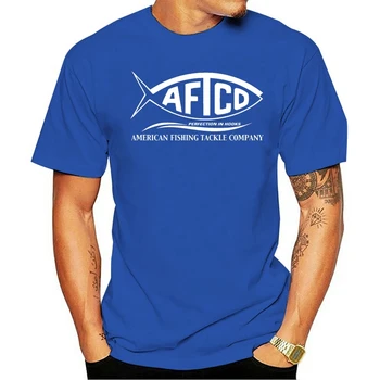 2021 Moda T-shirt de algodão AFTCO - Americano de Pesca HOMENS