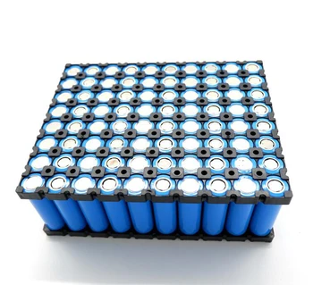 8*10 18650 Bateria Suporte, Célula De Segurança Anti-Vibração De Plástico Cilíndrico Suportes Para 18650 Baterias De Lítio