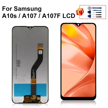 Original Para Samsung A10S Apresentar A107/DS A107F A107FD A107M de LCD Touch Screen Digitalizador Substituição de Peças Para Galaxy A10S LCD