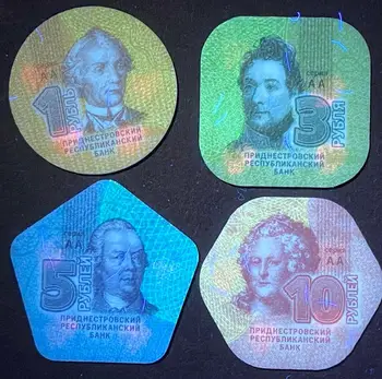 Transnístria 4 peças 1 Conjunto de Europa moedas Novo original moeda UNC edição Comemorativa de real UE