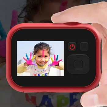 4 Cores de Kids Mini Câmera Digital USB de 2 polegadas de Alta Definição de Tela de desenho animado Portátil Elétrico do Brinquedo as Crianças Educacionais Presentes