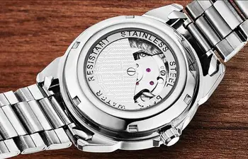 Relógio Masculino FNGEEN Mens Relógios de Marca Top de Luxo Relógio Mecânico Automático de Ouro de Homens de Aço de Negócios Esporte Impermeável Relógio