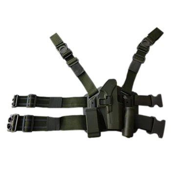 Artes Militares Táticos Glock 17 Estojo De Arma De Combate Airsoft Pistola Perna Estojo De Acessórios De Caça Glock 17 19 22 23 31 32
