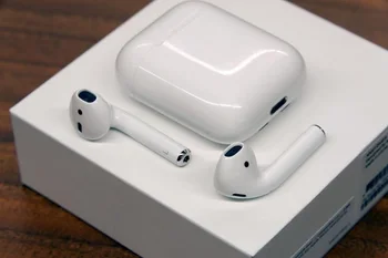 Fones de ouvido sem fio ar 2 vagens de estéreo de 3 de ajuste para o auricular Bluetooth para iPhone iOS AirPods