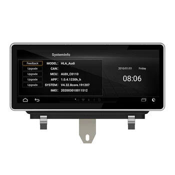 Android de 10 carros Multimídia, DVD, Estéreo, Rádio, Leitor de Navegação GPS Carplay Auto para a AUDI Q3(2011-2018) 2G Sistema 8u 2din