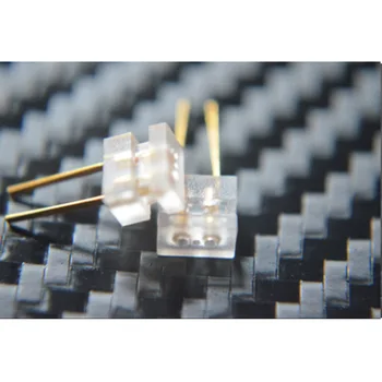 2 PCS DIY IEM Fêmea Jack Personalizados In-ear Monitor Inears Fone de ouvido de Pinos de 0,78 mm