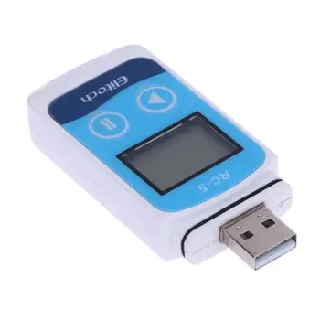 Mini-registrador de Dados de Temperatura USB Temp Gravador Interno IP67, Sensor de Temperatura Digital, Gravador de Termometro Digital