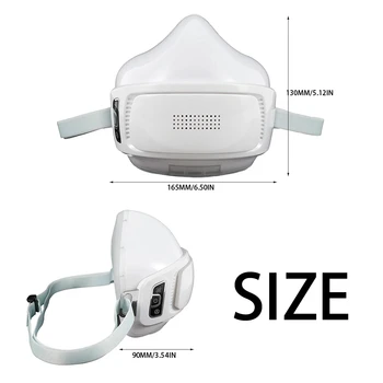 Smart Elétrica 3D Fina Máscara facial de 5 de Filtro de camada Elétrica Boca Máscara à prova de Poeira Reutilizáveis Ar mais Adulto PM 2.5 Mascarillas