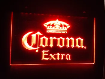 B42 Corona Extra Beer Pub Bar 3D SINAIS de café de Néon do DIODO emissor de Luz do Sinal de decoração de casa artesanato