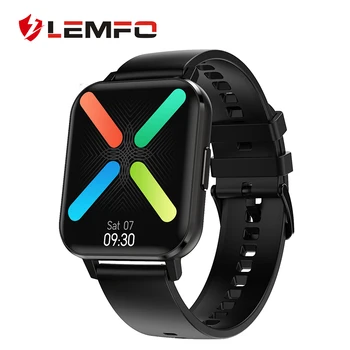LEMFO DTX ECG Smart Watch 2020 1.78 Polegadas Grande 420*485 HD 2.5 D Tela IP68 Impermeável Tempo Dual Modos Smartwatch Homens Mulheres