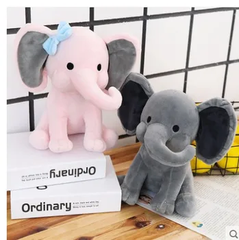 1Pcs dos desenhos animados do Luxuoso Elefante de Brinquedo de Bebê a Crianças de Pelúcia Elefante de Pelúcia Boneca De Presente de Aniversário