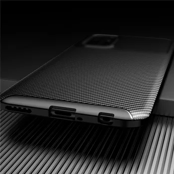 De Fibra de carbono de Caso Para o Huawei Honor 30 30 Lite Case Capa Soft Protetor Traseiro pára-choques de Telefone Para o Huawei Honor 30 Pro Plus Funda