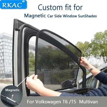 Magnético Carro Sombra de Sol com Protecção UV de Carro Cortina de Carro do Lado do Windows a Viseira de Sol do Protetor do pára-Sol Para a Volkswagen T6 /T5 Multivan