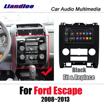 Carro de som Estéreo Leitor Multimídia Ford Escape 2008-2013 Vídeo BT DVD Carplay Mapa GPS de Navegação Navi Android 7.1 Tela