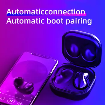S6 TWS Confortável Mini Botão de Fone de ouvido Bluetooth High-end Impermeável 8D Aparelhagem hi-fi de Som Binaural Chamada de Fones de ouvido ANC Redução de Ruído