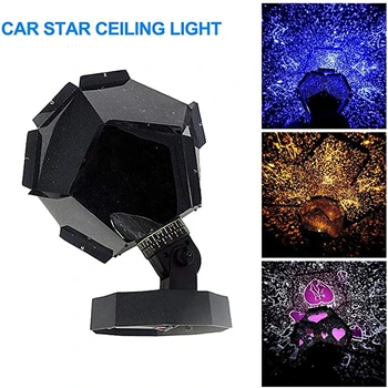 Estrelas do Céu Mestre Projector Lâmpada da Noite do Dia dos Namorados Casamento Atmosfera Criativa de Luz da Galáxia de Projetor Estrelas Lâmpada 3D Lâmpadas