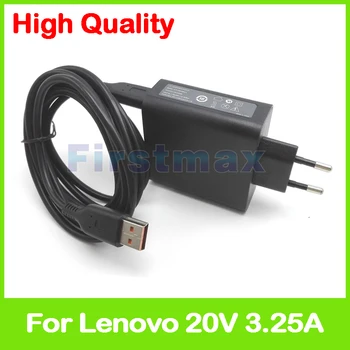 20V 3.25 5,2 V 2A USB Adaptador de Energia CA para Lenovo IdeaPad 700S-14ISK tablet pc carregador ADL65WDB 5A10G68668 5A10G68669 Plug UE