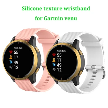 Pulseira para Garmin venu SQ acessórios assistir correia de substituição pulseira para vivoactive 3 música laço ajustável de silicone