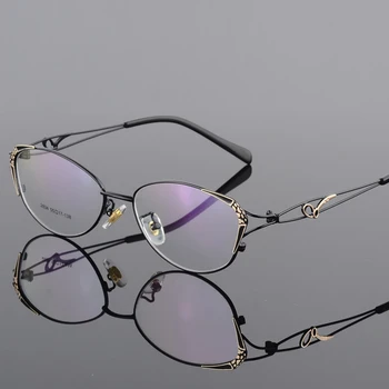 Moda Das Mulheres De Olhos De Gato De Óculos Com Armação Senhora Óptico Glasse Armação De Óculos Retro Computador Óculos De Miopia Astigmatismo Óculos Quente