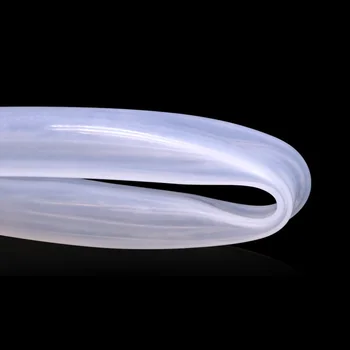 50x60 de Silicone Tubo de IDENTIFICAÇÃO de 50mm de diâmetro externo de 60mm de qualidade Alimentar Flexível Bebida Tubulação Tubulação de Resistência à Temperatura Atóxico Transparente