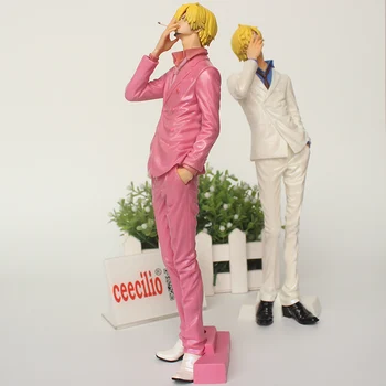 3 cores de Anime ONE PIECE SANJI pvc Figura Rei Do Artista O Sanji Coleção de Modelo de Brinquedos 25cm