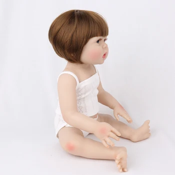 Brinquedos para Crianças NPKDOLL Reborn Baby rsrs Boneca de 16 polegadas Full Vinil Realista Realista de Silicone Bebê Adorável Lucy KAYDORA