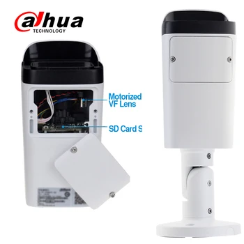 Dahua 6MP POE bala Camera IP Exterior IPC-HFW4631H-ZSA de 2,7 13,5 mm Zoom de 5X Cartão SD da Câmera do CCTV MIC IR60M substituir o IPC-HFW4431R-Z