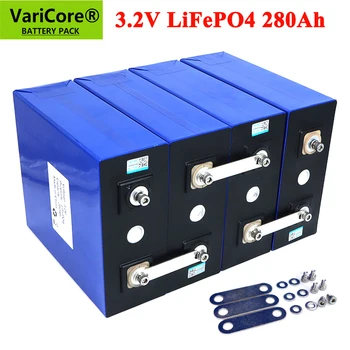 VariCore 3.2 V 280AH bateria LiFePO4 do ferro do Lítio phospha 12V 24V 280000mAh para o E-scooter RV armazenamento de Energia Solar, sistema de
