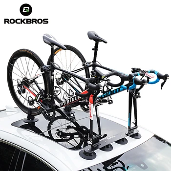 ROCKBROS Rápido de Instalar o Rack de Teto Bicicleta Bicicletas de Sucção no piso Superior, Moto, Carro Racks Transportadora MTB Mountain Bike de Estrada de Acessório