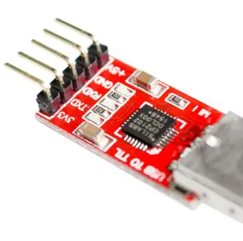 5 pcs/monte USB 2.0 para UART TTL 6PIN Conector do Módulo Conversor Serial CP2102