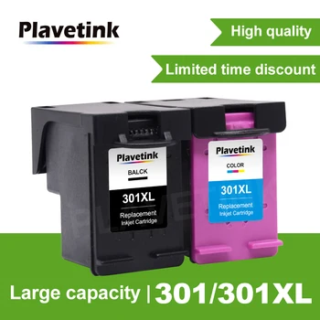 Plavetink 301XL Cartuchos de Tinta Compatíveis Substituição para HP301 para HP 301 Deskjet 1000 1050 2000 2050 2510 3000 tinta da impressora