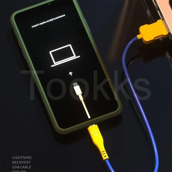 MECÂNICO de iData Relâmpago DFU Recuperação de Carga de Transmissão de Dados Cabo USB Para IOS iPhone iPad iPod