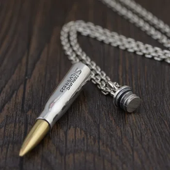 Prata 925 Esterlina de estilo de marca de abrir o Pingente tag Charme de prata & ouro cor homens mulheres (sem corrente ) A1498