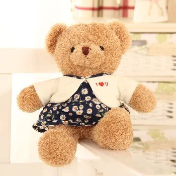 30-70cm 10 Estilos de Ursinho, Boneca de Pelúcia Brinquedos de Pelúcia Macia Animais ursinho de Pelúcia Bonecas Destacável Camisa de Urso na Camisola Abraço Me Ted