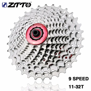 ZTTO MTB Mountain Bike Peças de Bicicleta 9 s 27 s Freewheel Cassete de 9 de velocidade 11-36T 11-32T Compatível para M370 M430 M4000 M590 M3000