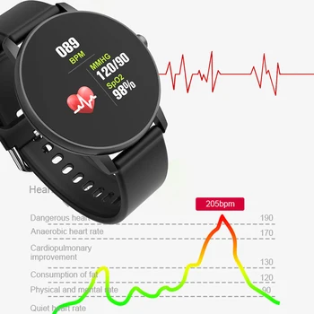 P8Y Bluetooth Smart Watch Esporte Relógio de frequência Cardíaca Monitor de Sono IP67 Impermeável Smart Watch Para iOS Android