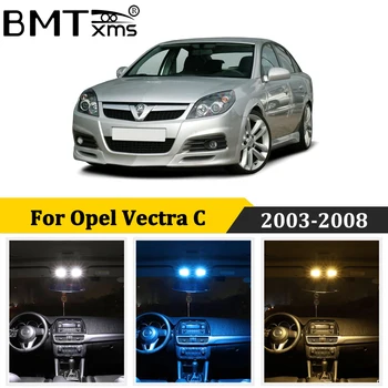 BMTxms 11Pcs Carro Interior do DIODO emissor de Luz de Abóbada do Kit Canbus Para a Opel, Vauxhall Vectra C GTS Salão Imobiliário 2003-2008 Auto Acessórios