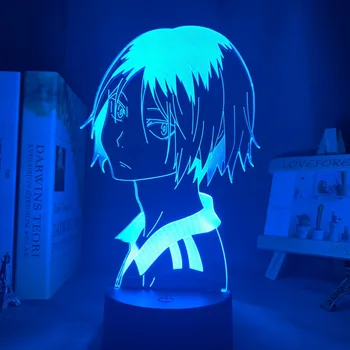 Haikyu!! Noite do diodo emissor de Luz de Anime Kozume Kenma Lâmpada para Decoração do Quarto do Nightlight crianças, Crianças de Presente de Aniversário Haikyuu Kenma Luz