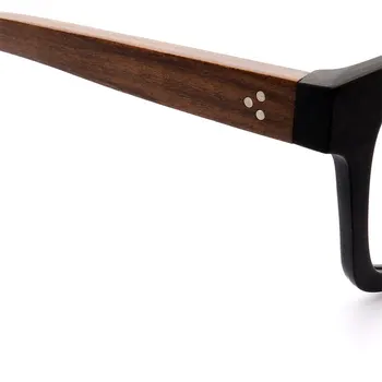 MUZZ Grão de Madeira Retro Oversized Masculino Óptico de Homens de Óculos Clara Acetato de Armações de Óculos de prescrição de Óculos com Armação de