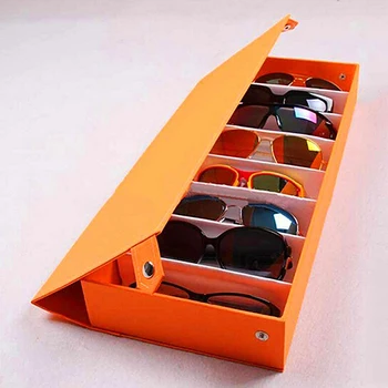 8 Grelha De Óculos De Sol Óculos Estojo De Óculos De Exibição De Objectos Em Vidro Caixa Arrumado Ferramenta De Óculos De Sol Óculos Estojo De Óculos De Exibição