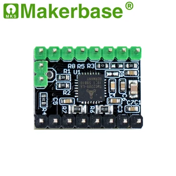 Makerbase MKS TMC2209 2209 Driver de Motor de Passo StepStick impressora 3d de peças de 2,5 A UART ultra silencioso Para SGen_L Gen_L Robin Nano