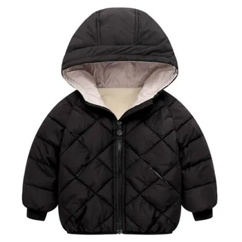 Crianças Agasalhos e casaco de Menino Menina 2020 Outono, Moda de Inverno Quente Casaco com Capuz Crianças Algodão-Revestimento acolchoado de Criança Outerwear