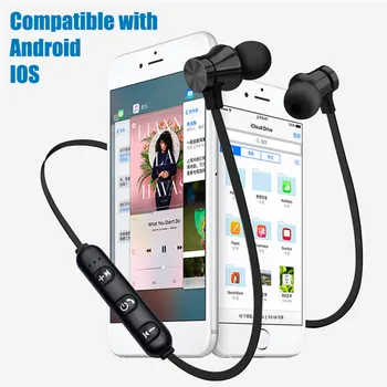 20 PCS Magnético sem Fio Bluetooth Fone de ouvido Estéreo de Esportes Impermeável Fones de ouvido sem Fios no ouvido Fone de ouvido com Microfone Para IPhone Samsung