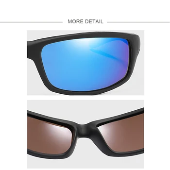 A marca de Design de Moda Óculos Polarizados Homens Quadrado Clássico Óculos de Sol das Mulheres Driver Tons Masculino Vintage Espelho UV400 Óculos