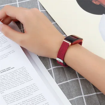 Lona Faixa de Relógio Para o Fitbit Inspirar Inteligente Pulseira de Tecer Correia de Substituição Para o Fitbit Inspirar RH Pulso Ciclo de Esportes Correa