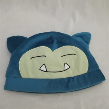 Anime Snorlax chapéu manter aquecido pelúcia macia fantasia pac adulto