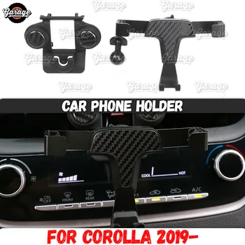 Carro de telefone do suporte de caso para o Toyota Corolla 2019 - Liga de Alumínio de 1 conjunto de decoração estilo carro acessórios de interiores telefone